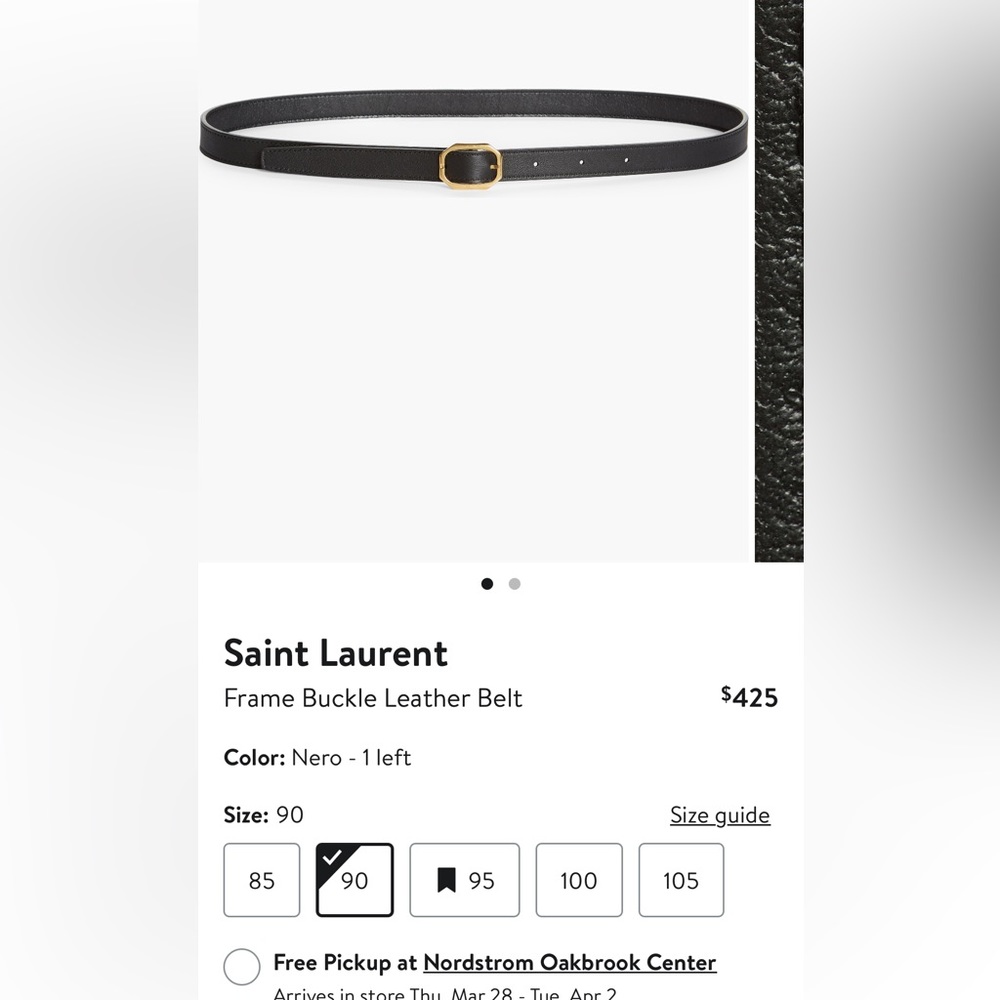 Saint Laurent Belt